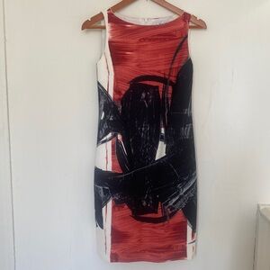 MaxMara Vintage dress - Abstract art print